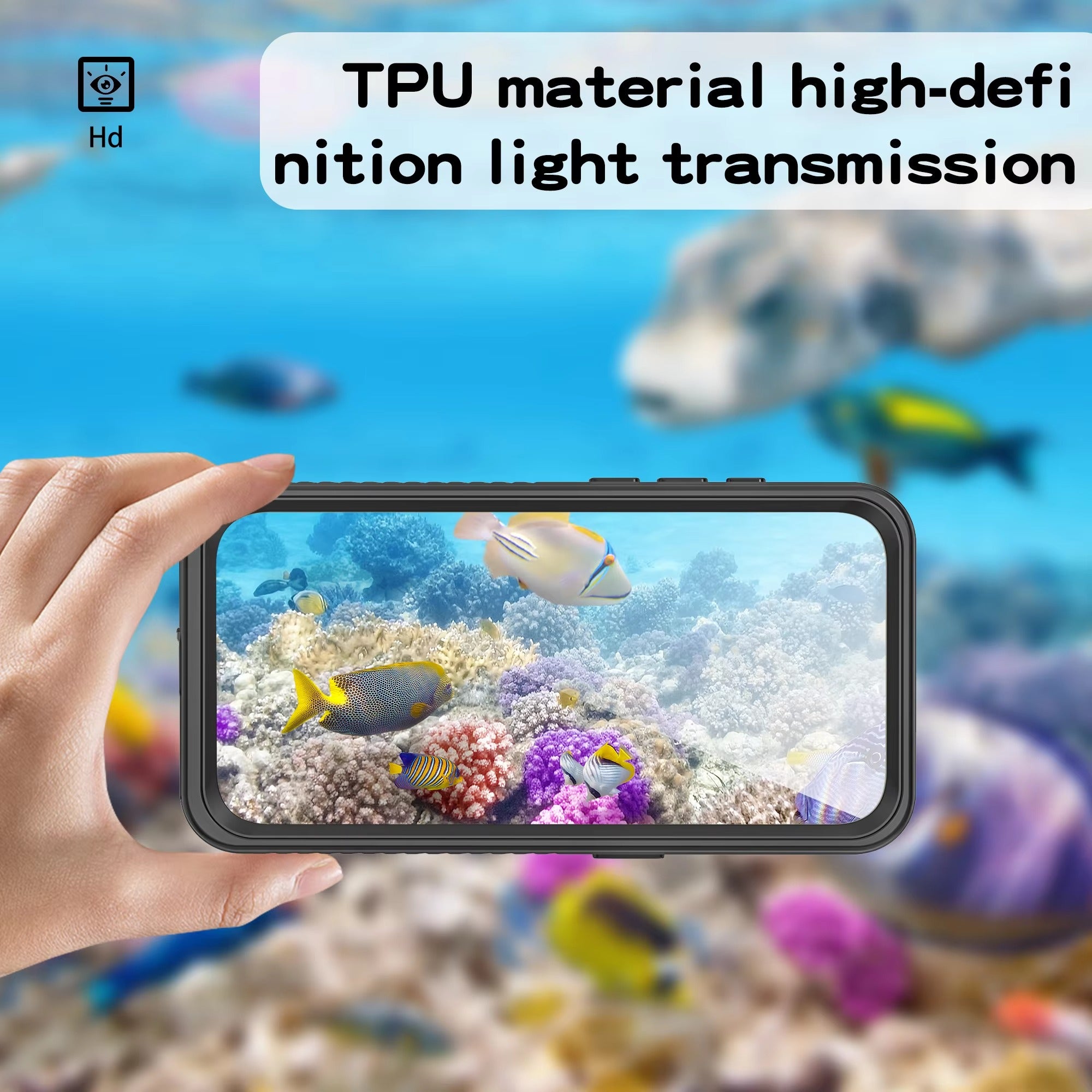 Rugged iPhone Case — IP68 Waterproof Full-Body Magnetic Cover with Built-In Screen Protector, Dual-Layer Drop Protection and 360° Dustproof Non-Slip Design