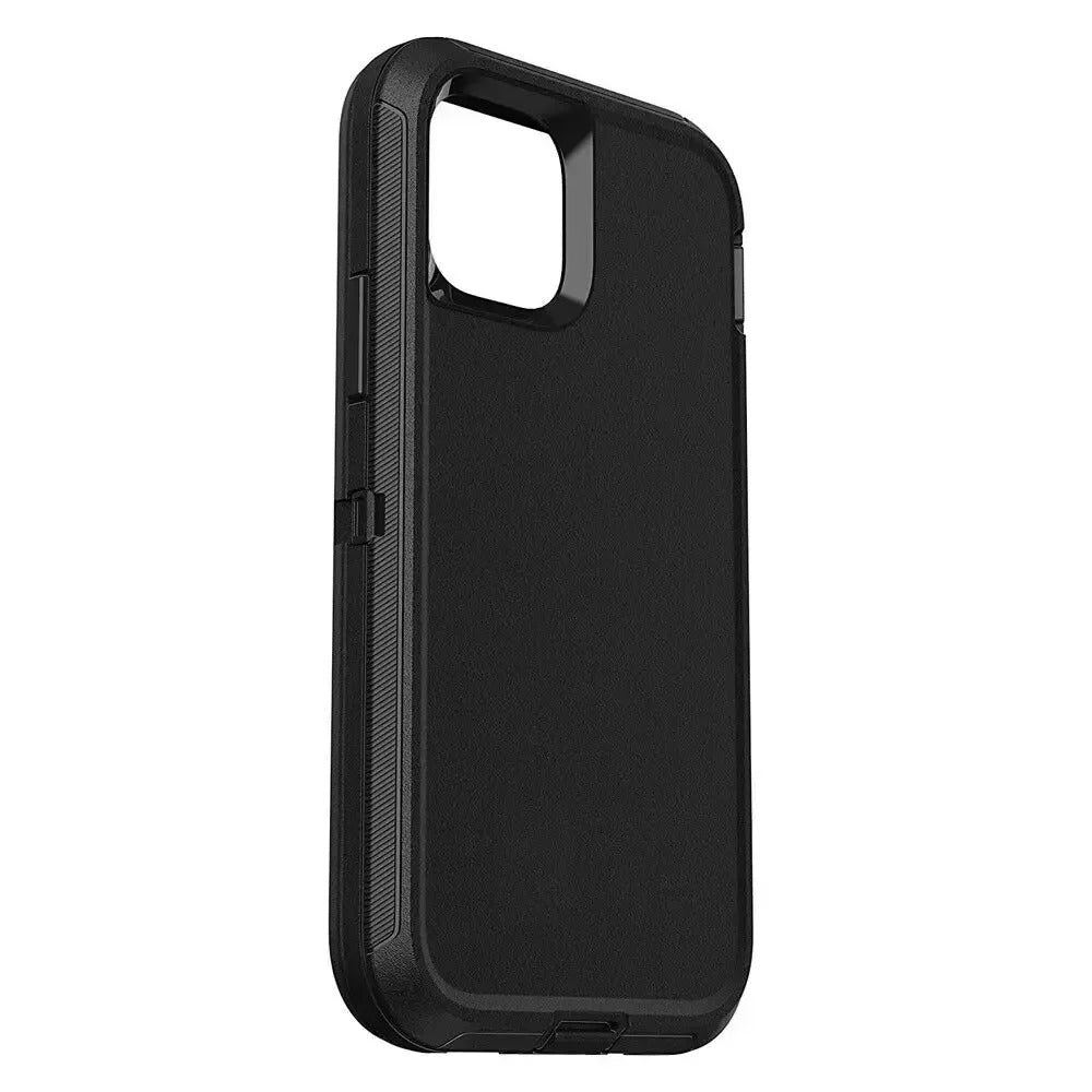 Rugged iPhone Case — Military-Grade Heavy-Duty Armor Box Cover with Belt Clip, Dual-Layer Shockproof Protection, Kickstand and Non-Slip Dustproof Design