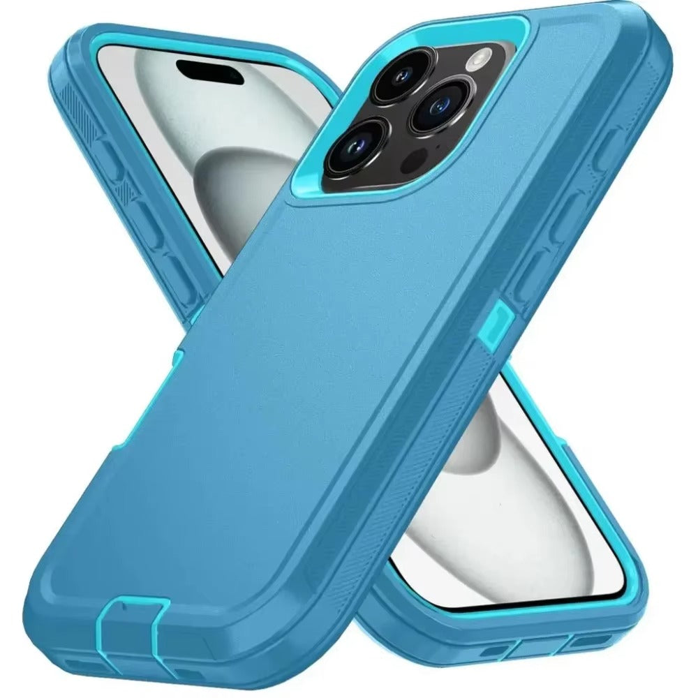 Rugged iPhone Case — Ott Armor Shockproof Defender Cover with Dual-Layer PC+TPU Protection, Drop-Proof Full-Coverage Design & Matte Non-Slip Finish
