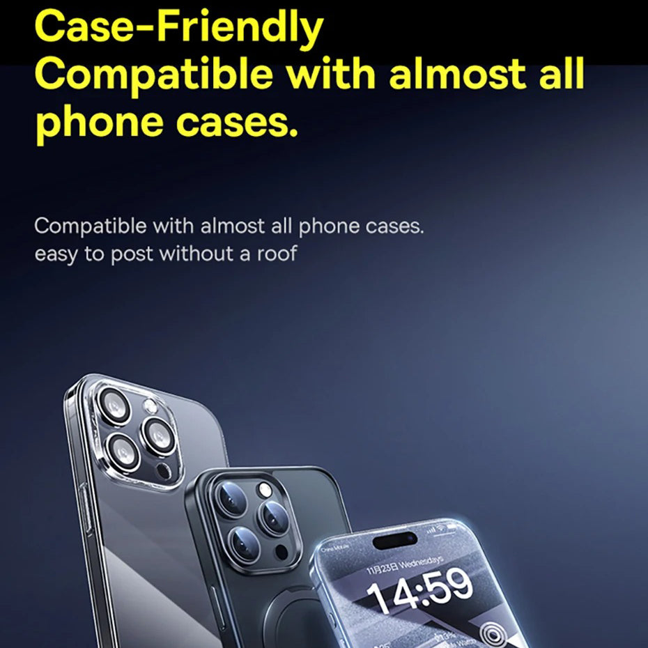 Ultra-Slim iPhone Anti-Peeping Screen Protector – Clear Edge Privacy Tempered Glass with Discreet Viewing Protection, Smooth Touch & Scratch Resistance