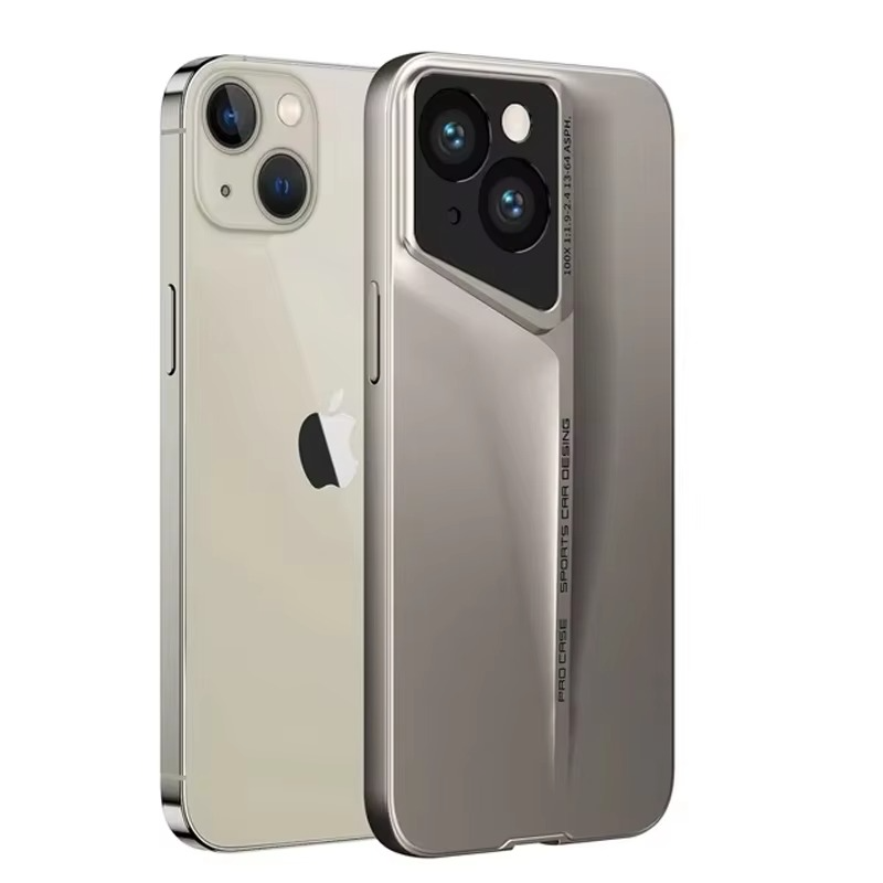 Ultra-Slim iPhone Case — Matte Blade-Texture Hard PC Cover with Frosted Lens Protection, Magnetic Lightweight Non-Slip Design & Drop-Proof Ultra-Thin Profile