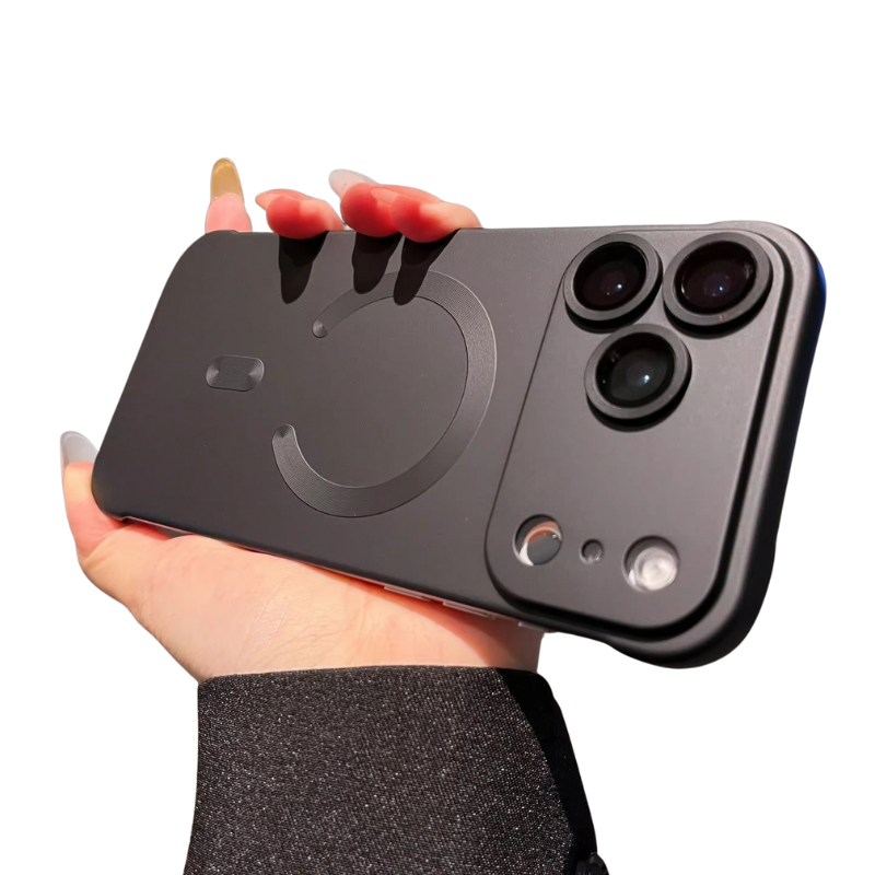 Ultra-Thin iPhone Case — PC Frameless Half-Wrapped Shockproof Cover, Anti-Fingerprint, Non-Slip, Lightweight Protective Design