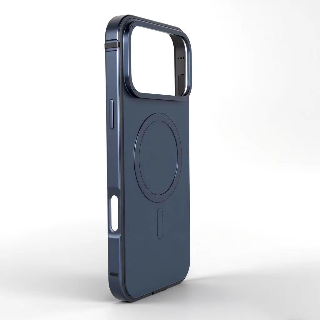 Elite iPhone Case — MagSafe Magnetic Metal-Frame Protective Cover with Aluminum Alloy Anti-Drop Design and High-End Shock-Resistant Build