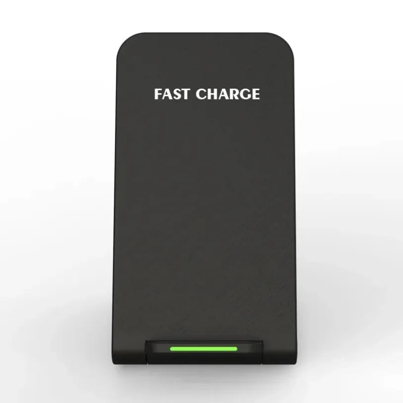 High-Quality 30W Wireless Charger Stand with Rapid Charging, Compact Foldable Design, Vertical & Horizontal Viewing, USB-C Power & Built-In Safety Guard