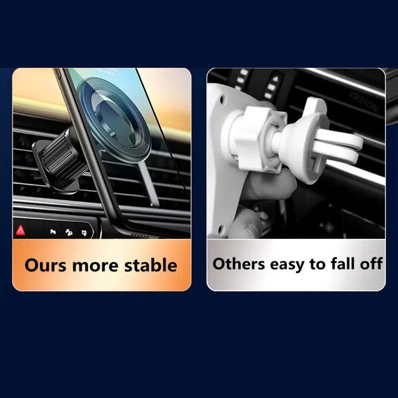 High-Quality MagSafe Magnetic Car Phone Holder, Universal Dashboard & Windshield Mount with Strong Magnet Grip, 360° Adjustable GPS Phone Stand