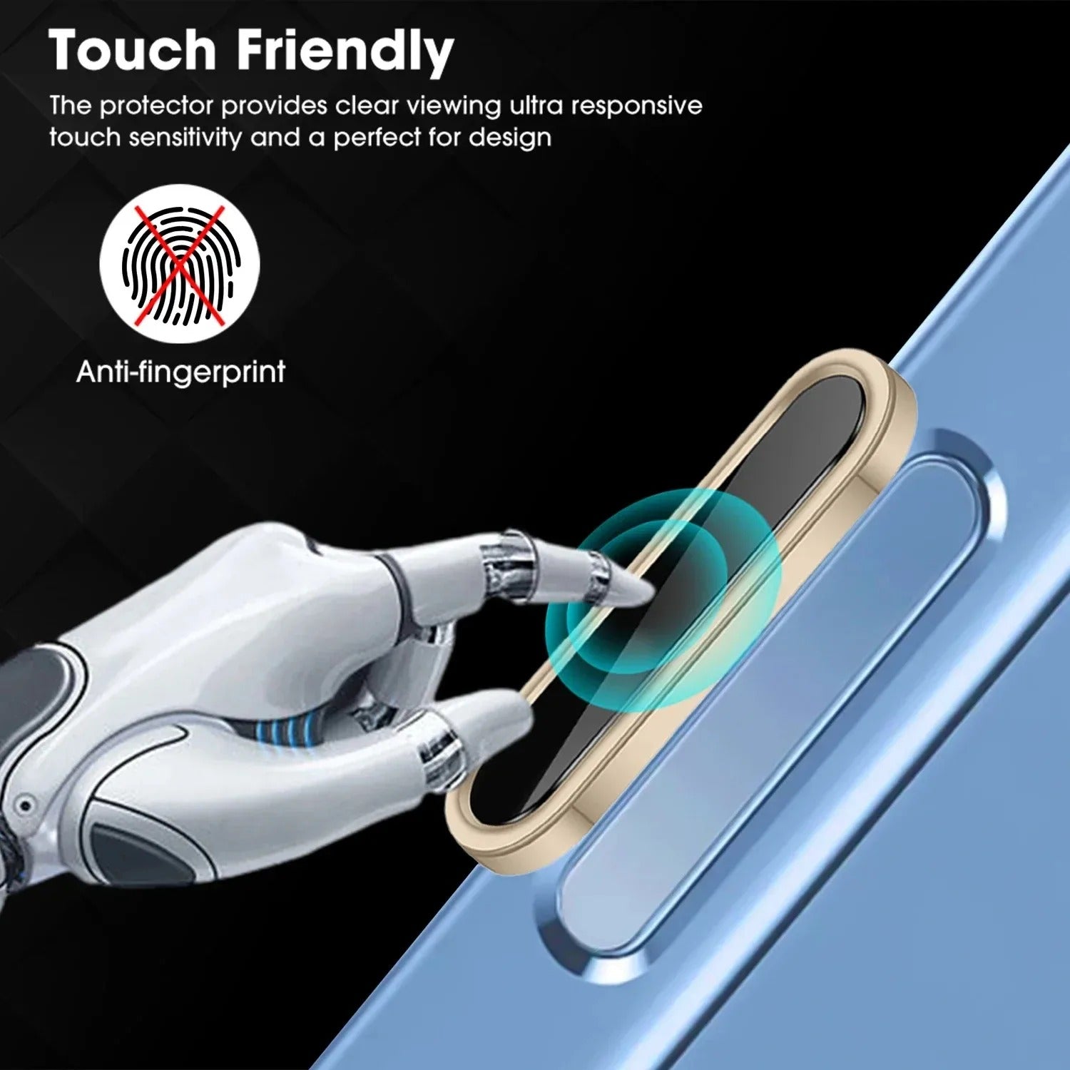 High-Quality iPhone Camera Control Button Protector, Capacitive Slide Glass Cover with Anti-Scratch Protection & Precision Fit