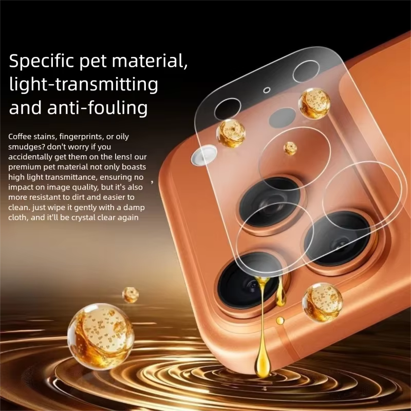 High-Quality iPhone Camera Lens Film Protector, Ultra-Clear Glass Coverage with Scratch Resistance, Anti-Knock Protection & Smooth Touch Feel