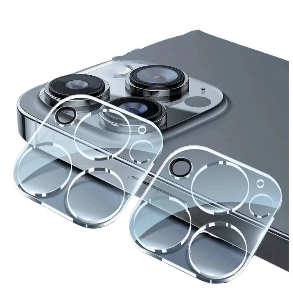 High-Quality iPhone Camera Lens Protector Glass, Clear Tempered Glass Coverage with Scratch Resistance, Shatter Protection & Precision Fit