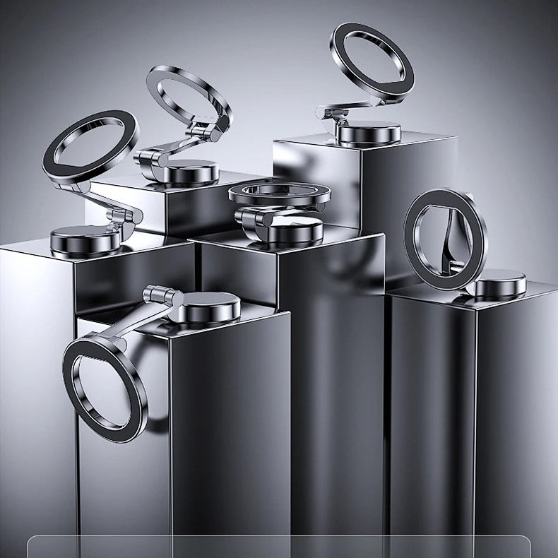 High-Quality iPhone MagSafe Magnetic Car Phone Holder, 360° Rotating Metal Mount with Strong Magnetic Grip for Dashboard Use