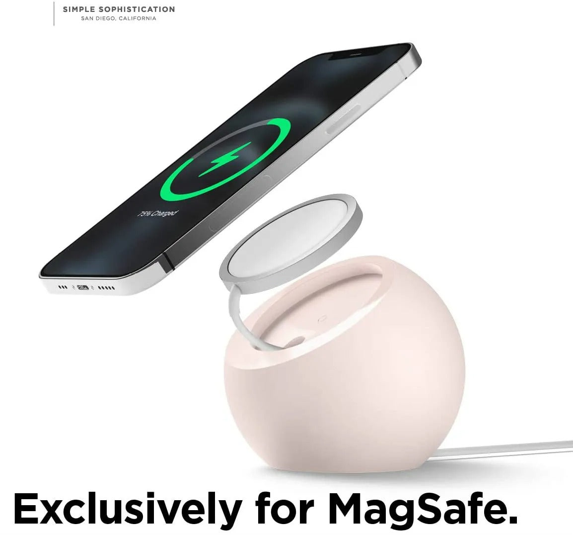 High-Quality iPhone MagSafe Silicone Desk Stand, Magnetic Desktop Base for Wireless Charging with Stable Non-Slip Holder Design