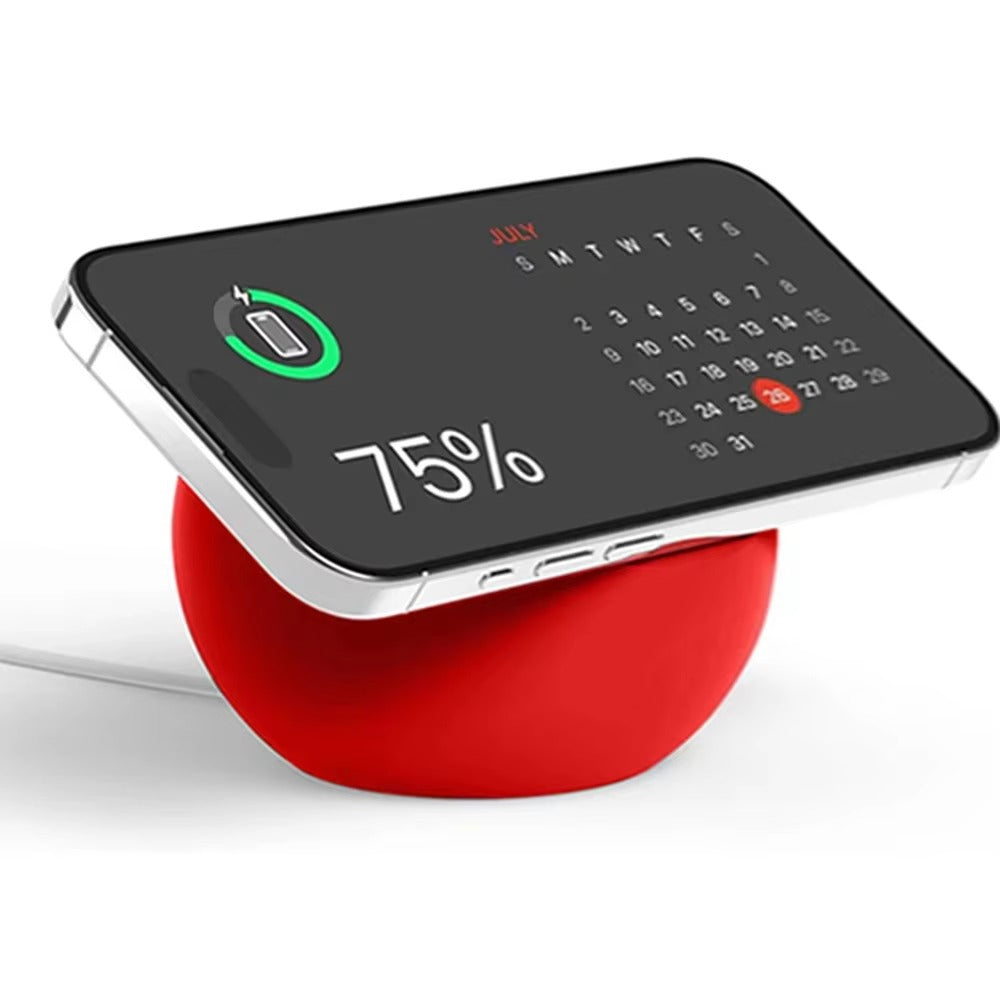 High-Quality iPhone MagSafe Silicone Desk Stand, Magnetic Desktop Base for Wireless Charging with Stable Non-Slip Holder Design