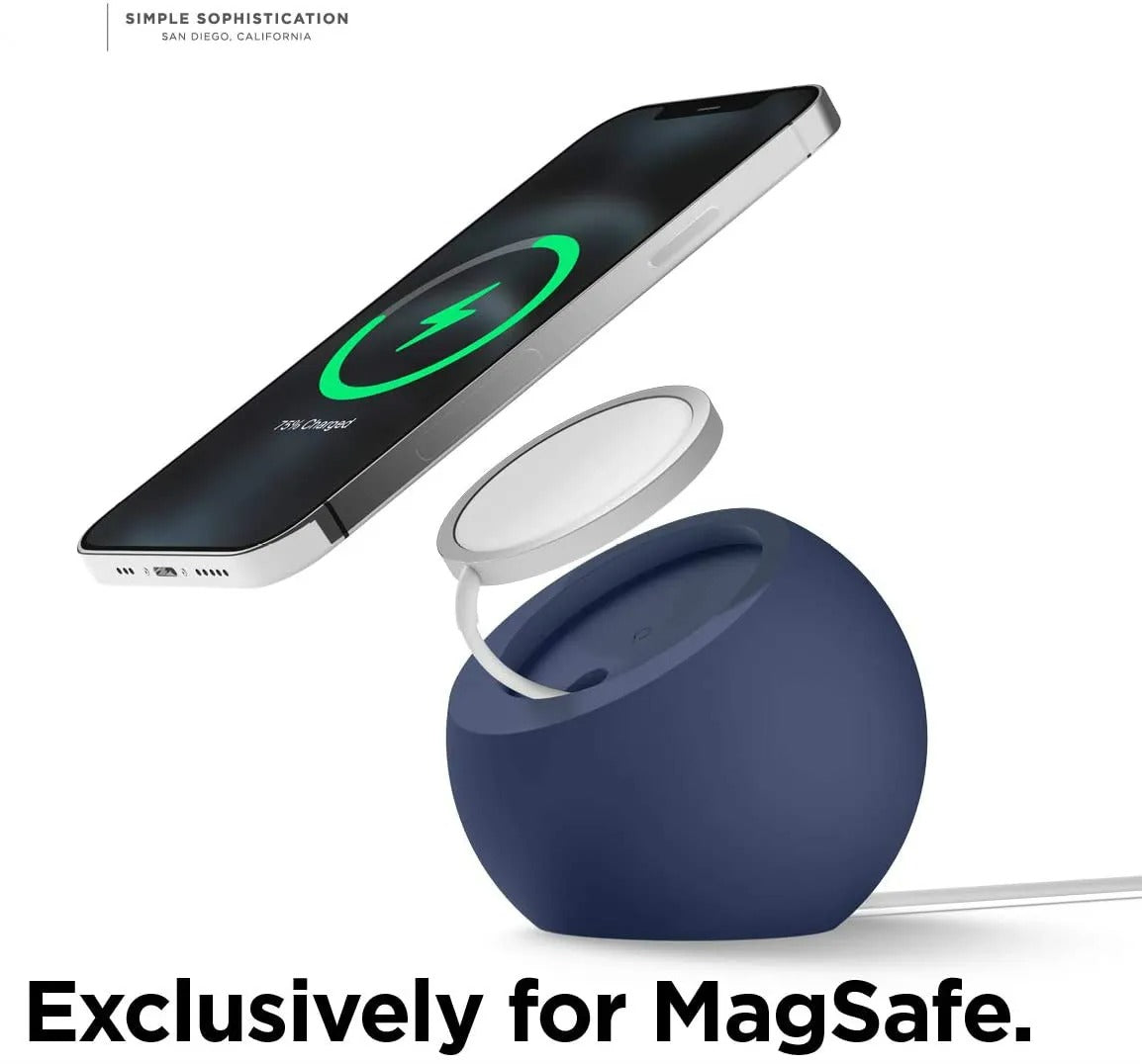 High-Quality iPhone MagSafe Silicone Desk Stand, Magnetic Desktop Base for Wireless Charging with Stable Non-Slip Holder Design