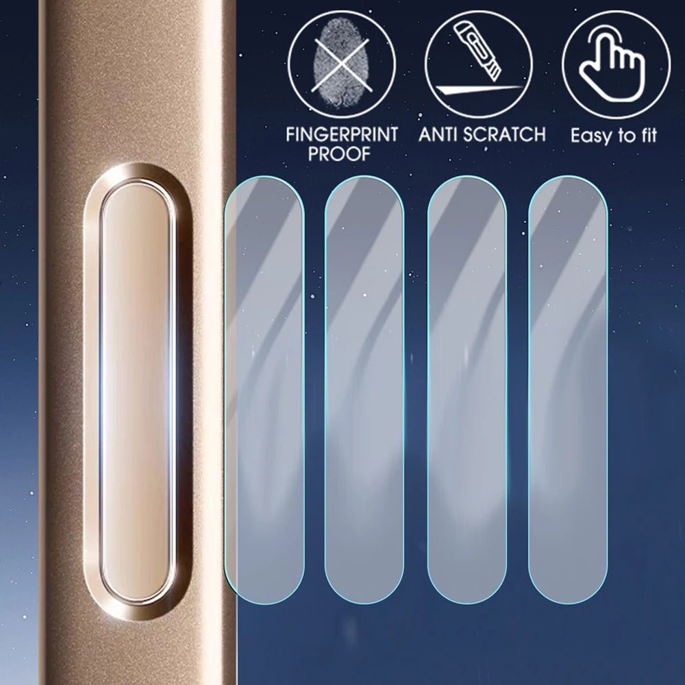 High-Quality iPhone Side Camera Control Button Protector, Transparent Tempered Glass Film with Scratch Resistance & Precision Fit