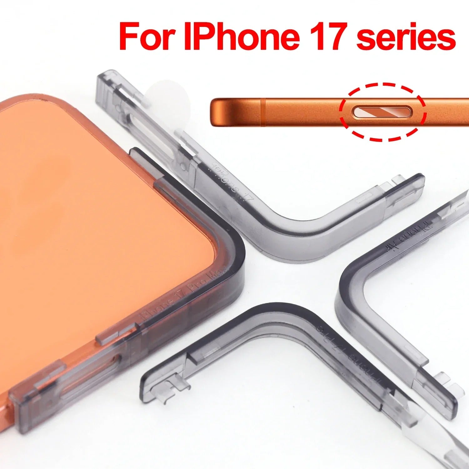 High-Quality iPhone Side Camera Control Button Protector, Transparent Tempered Glass Film with Scratch Resistance & Precision Fit