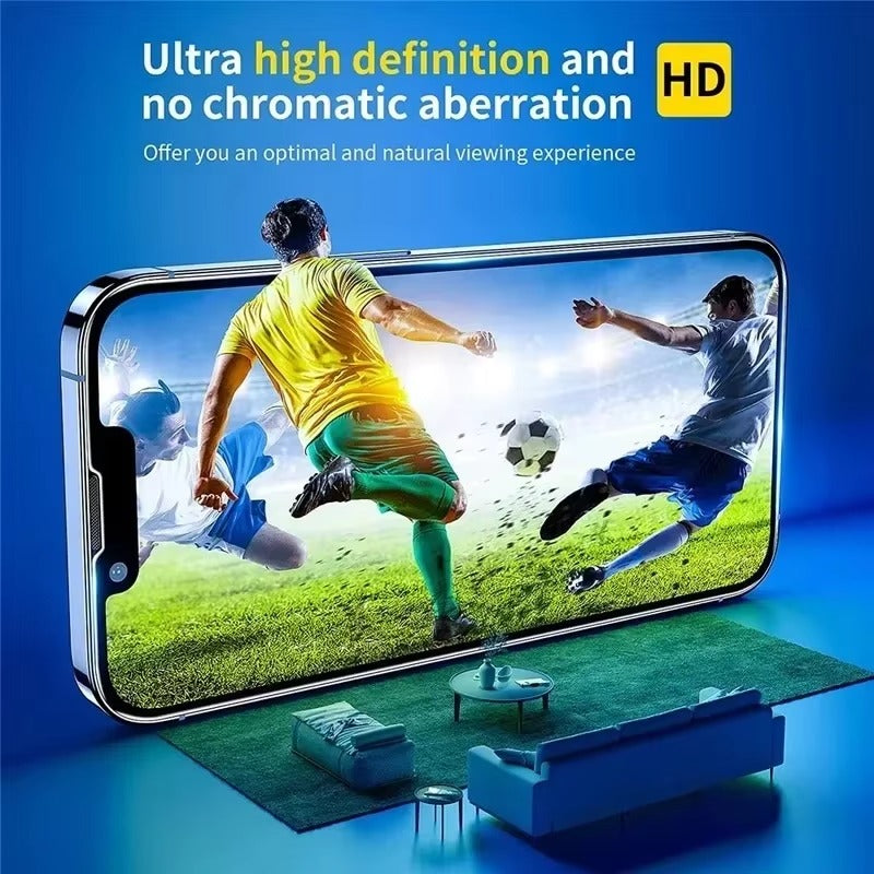 High-Quality iPhone Tempered Glass Screen Protector – Clear HD Protective Film with Anti-Fingerprint Surface, Scratch Resistance & Shatter Protection