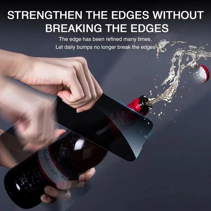 Impact-Ready iPhone Privacy Screen Protector – Full Cover Anti-Spy Tempered Glass with Fingerprint Resistance, Scratch Protection & Shatter-Resistant Display Shield