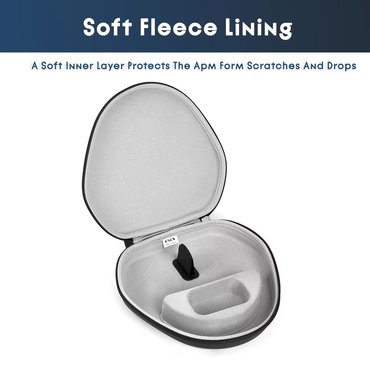 Luxury AirPods Protective Case Max Leather Smart Sleep, Premium Storage Bag with Full Coverage Protection for Headphones