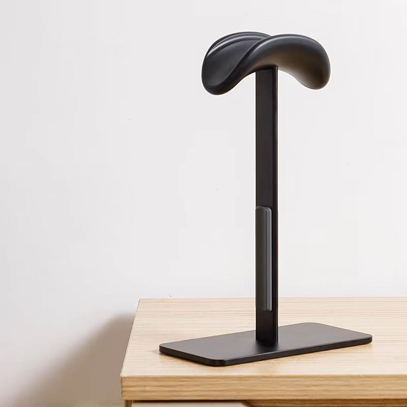 Luxury Aluminum Headphone Stand, Detachable Headset Holder with Anti-Slip Silicone Base for Desk Display