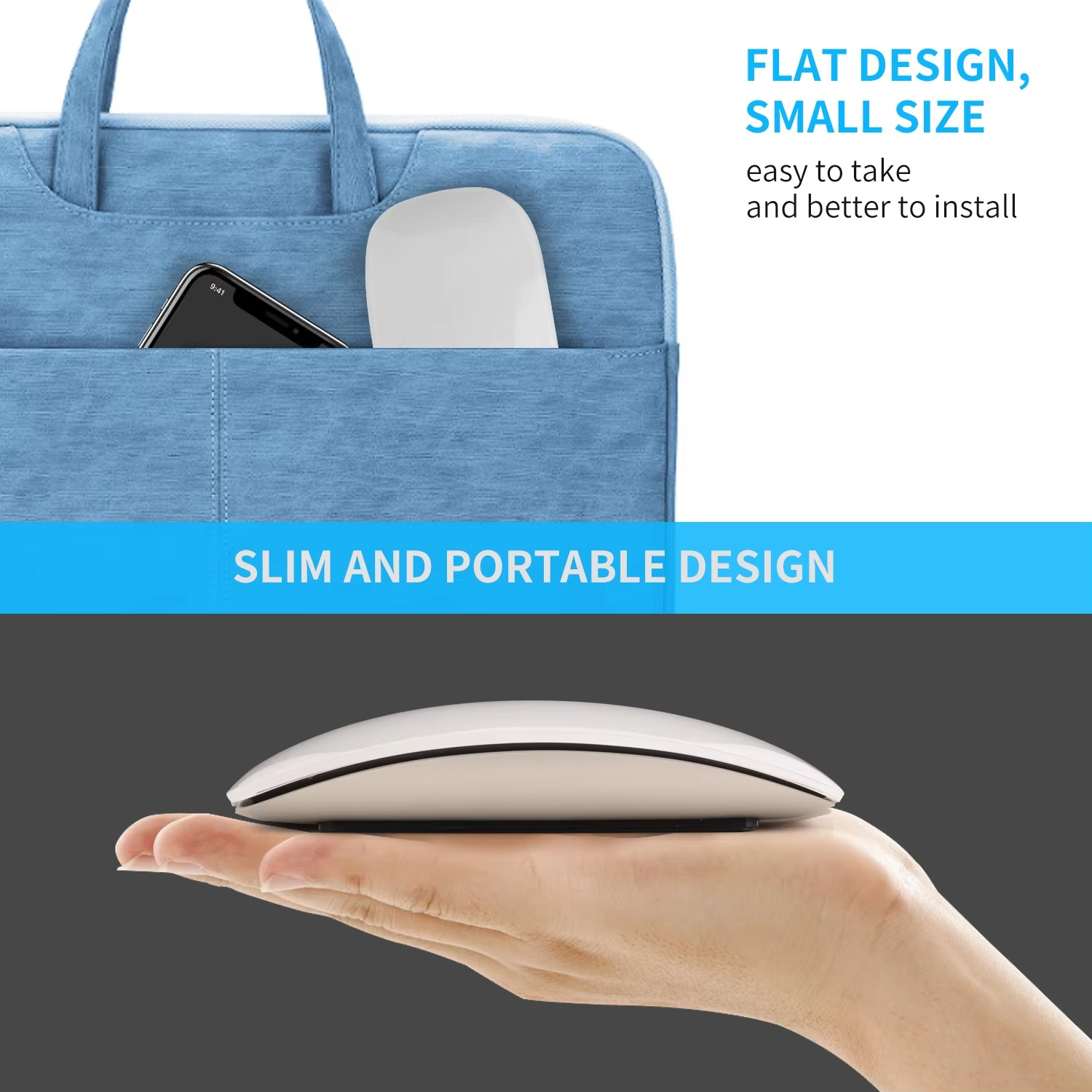 Luxury Apple Magic Mouse – Wireless Bluetooth Multi-Touch Mouse for MacBook, iMac & iPad