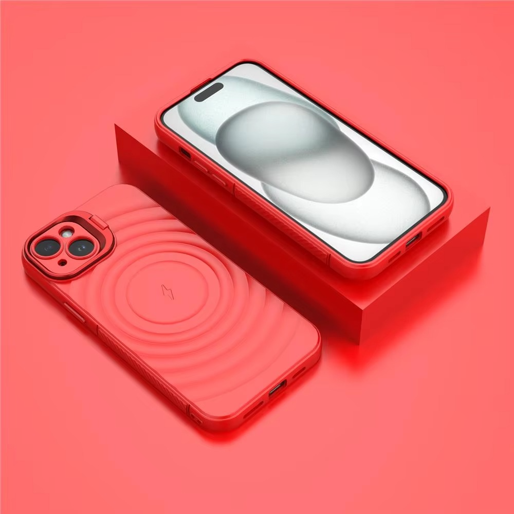 Luxury Magnetic iPhone Case — Adjustable Lens Mount Soft Silicone Cover, Shockproof, Anti-Fingerprint, Anti-Scratch, Dustproof, Non-Slip, Magsafe Compatible