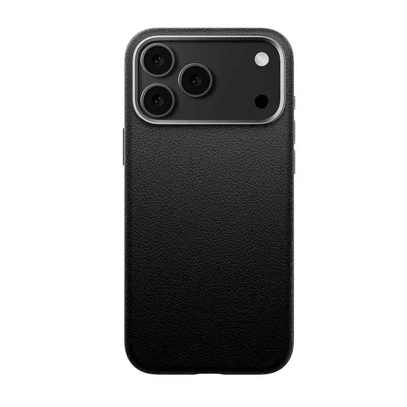 Luxury iPhone Case — Magnetic Wireless-Charging Leather Cover with Metal Camera Protection and Shockproof Anti-Fingerprint Full-Coverage Design