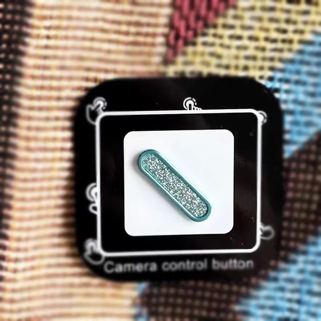 Luxury iPhone Camera Control Button Protector, Diamond Finish Metal Key Cover with Scratch Resistance & Precision Fit
