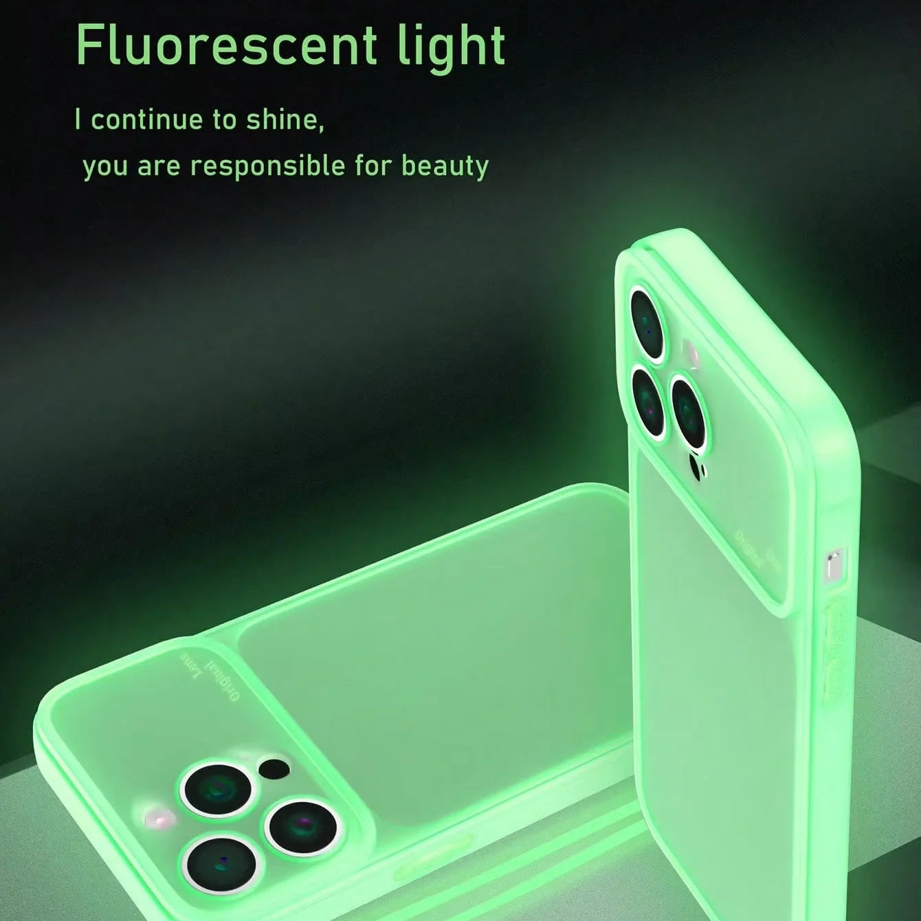 Luxury iPhone Case MagSafe Compatible Luminous Clear Silicone Cover — Night Light Glow Design, Ultra-Thin Shockproof Protection, Camera Lens & Screen Safe