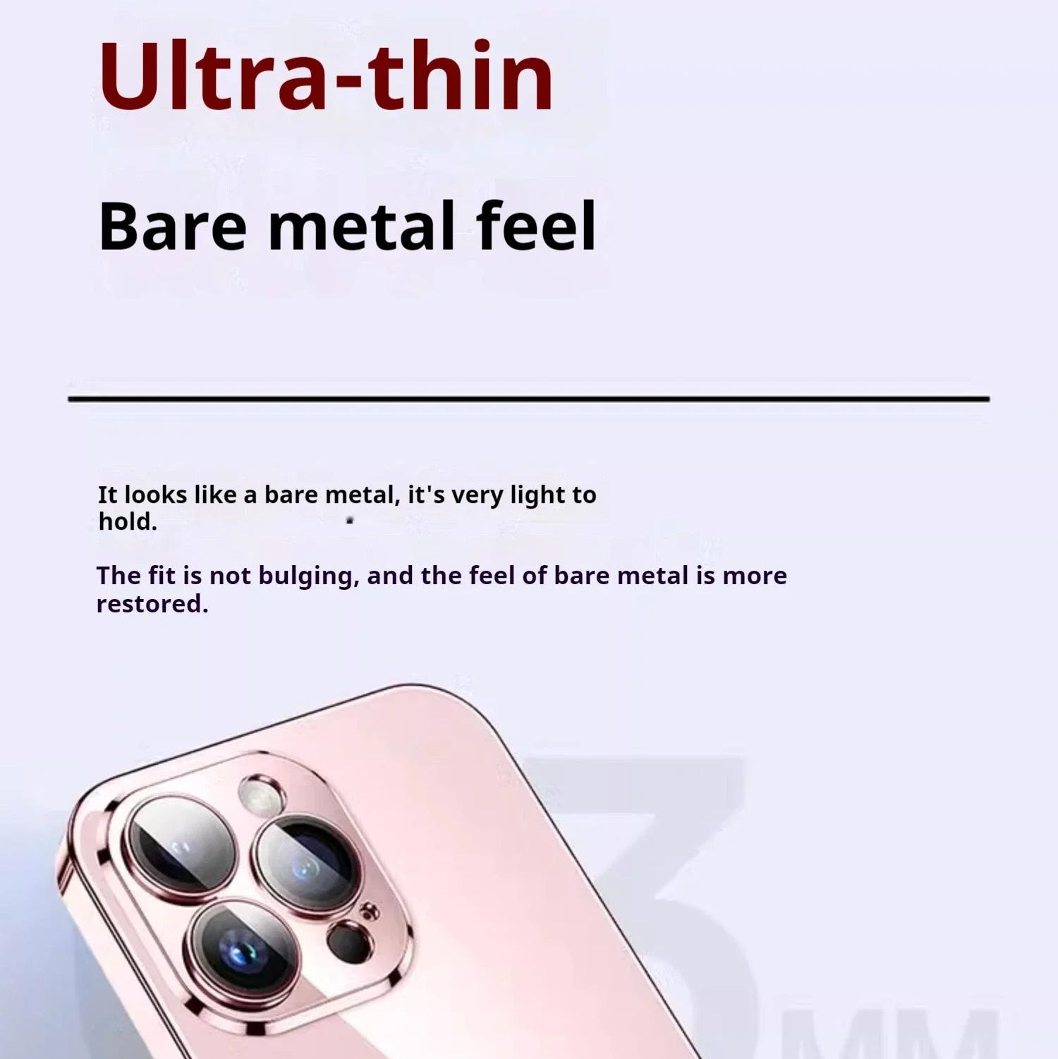 Luxury iPhone Case Transparent Plating Soft TPU Cover — Ultra-Thin Clear Design, HD Camera Lens Protection, Shockproof Anti-Fingerprint Scratch-Resistant Finish