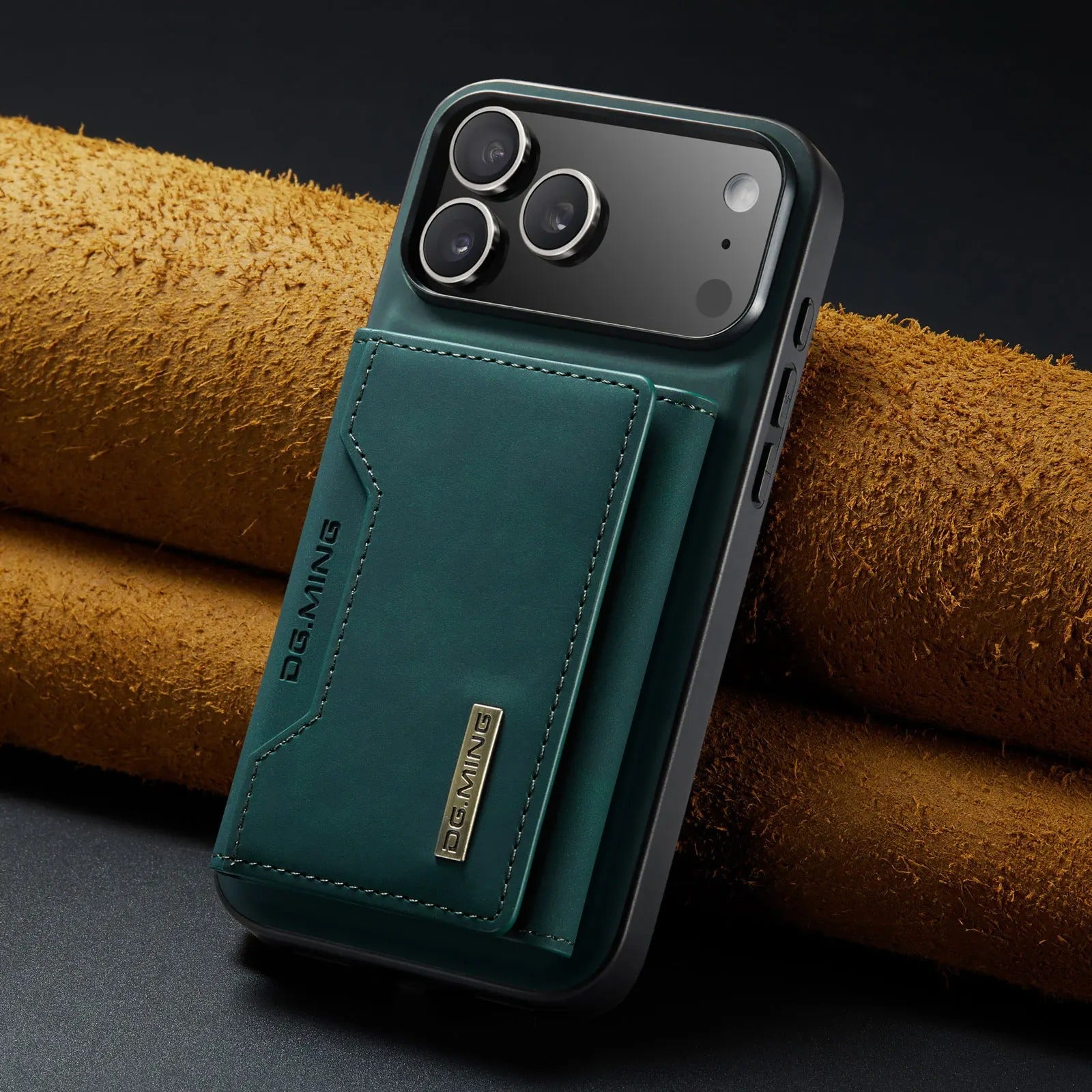 Luxury iPhone Case — 2-in-1 Detachable Magnetic Leather Wallet Cover with Card Slots, Kickstand Function & Protective Full-Body Design