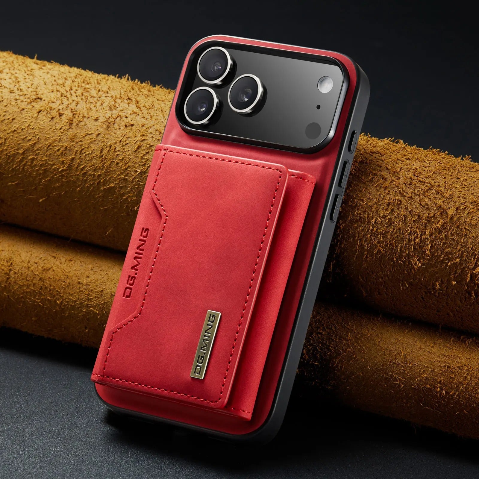 Luxury iPhone Case — 2-in-1 Detachable Magnetic Leather Wallet Cover with Card Slots, Kickstand Function & Protective Full-Body Design