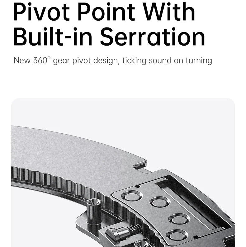 Luxury iPhone Case — 360° Mechanical Torque Rotating Stand Magnetic MagSafe Shockproof Cover