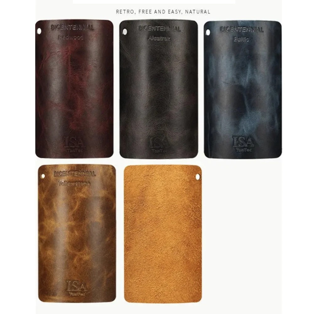 Luxury iPhone Case — Business Leather Back Cover with Stand Slot, Shock-Absorbing Protection, Anti-Fingerprint Anti-Scratch Finish & Built-In Card Storage