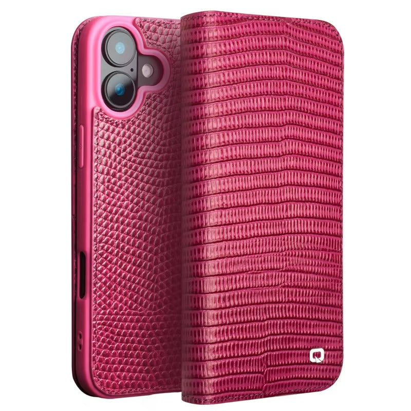 Luxury iPhone Case — Honxury Genuine Leather Flip Cover with Card Slot, Ultra-Slim Protective Design for iPhone 15 Pro Max and Mini