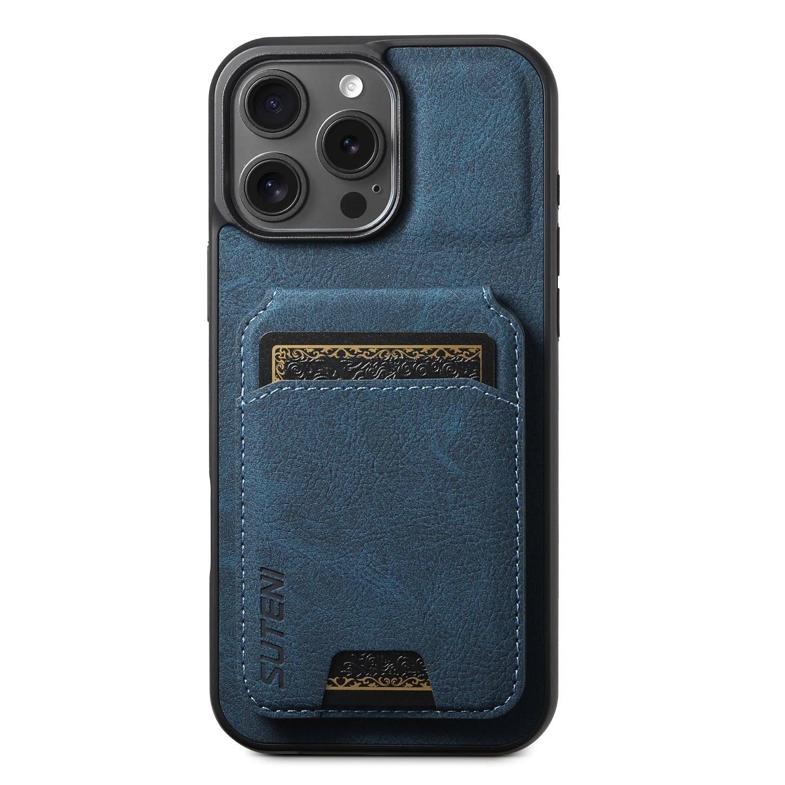 Luxury iPhone Case — Leather Magnetic Wallet Cover with Card Holder Pocket, Non-Slip Anti-Scratch Protection & Slim Business Design