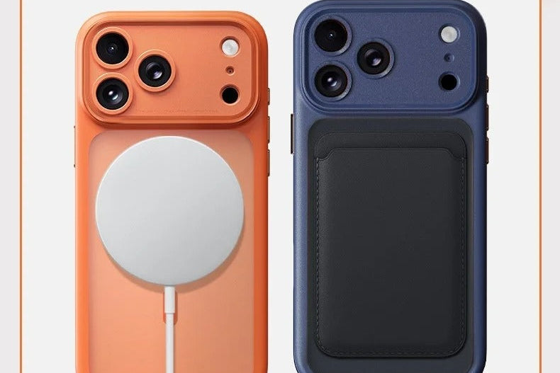 Luxury iPhone Case — Magnetic, Shockproof, Anti-Fingerprint, Anti-Scratch, Dustproof Matte Anti-Glare Transparent Half-Wrapped Cover with Disassembly Lens Protection