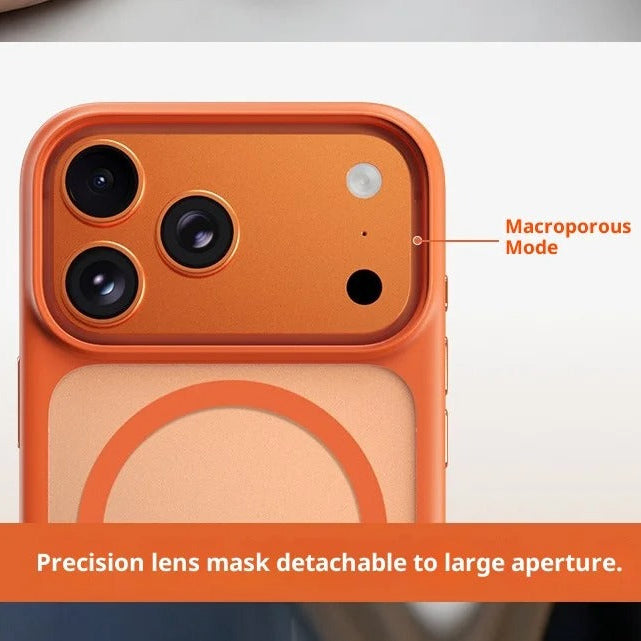 Luxury iPhone Case — Magnetic, Shockproof, Anti-Fingerprint, Anti-Scratch, Dustproof Matte Anti-Glare Transparent Half-Wrapped Cover with Disassembly Lens Protection