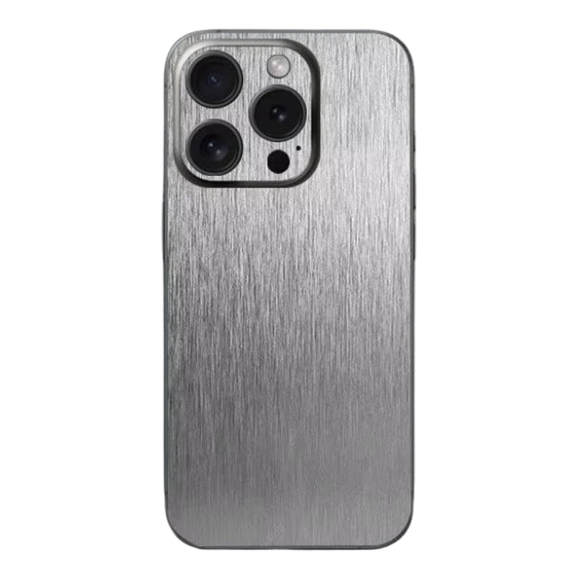 Luxury iPhone Case — Matte Wire-Drawing Back Film, Hydrogel Skin Protector Sticker with Slim Decal Wrap Design