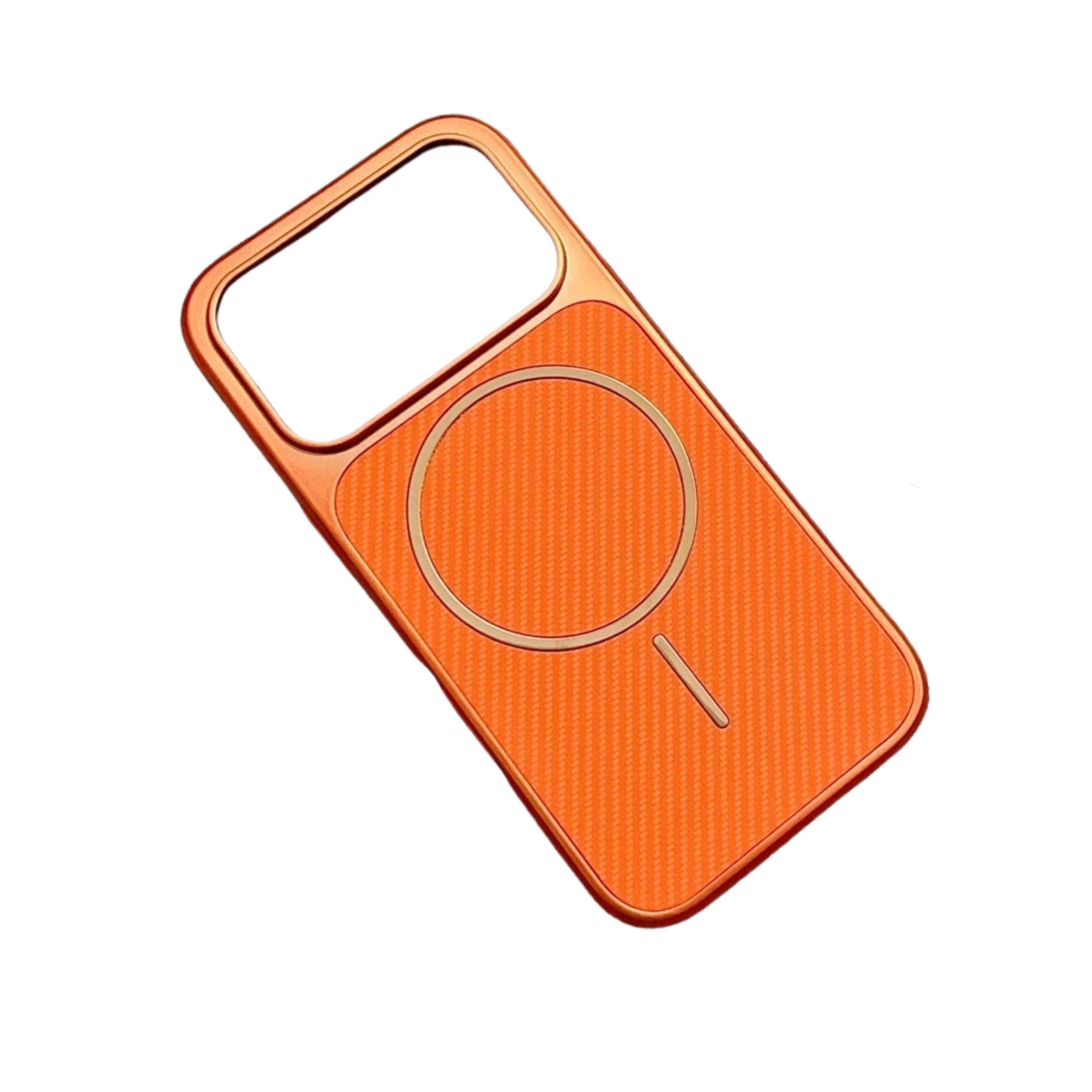 Luxury iPhone Case — Plating Color Gradient Plaid Cover with MagSafe Magnets, Silicone Back, Shockproof Protection & Open Camera Design