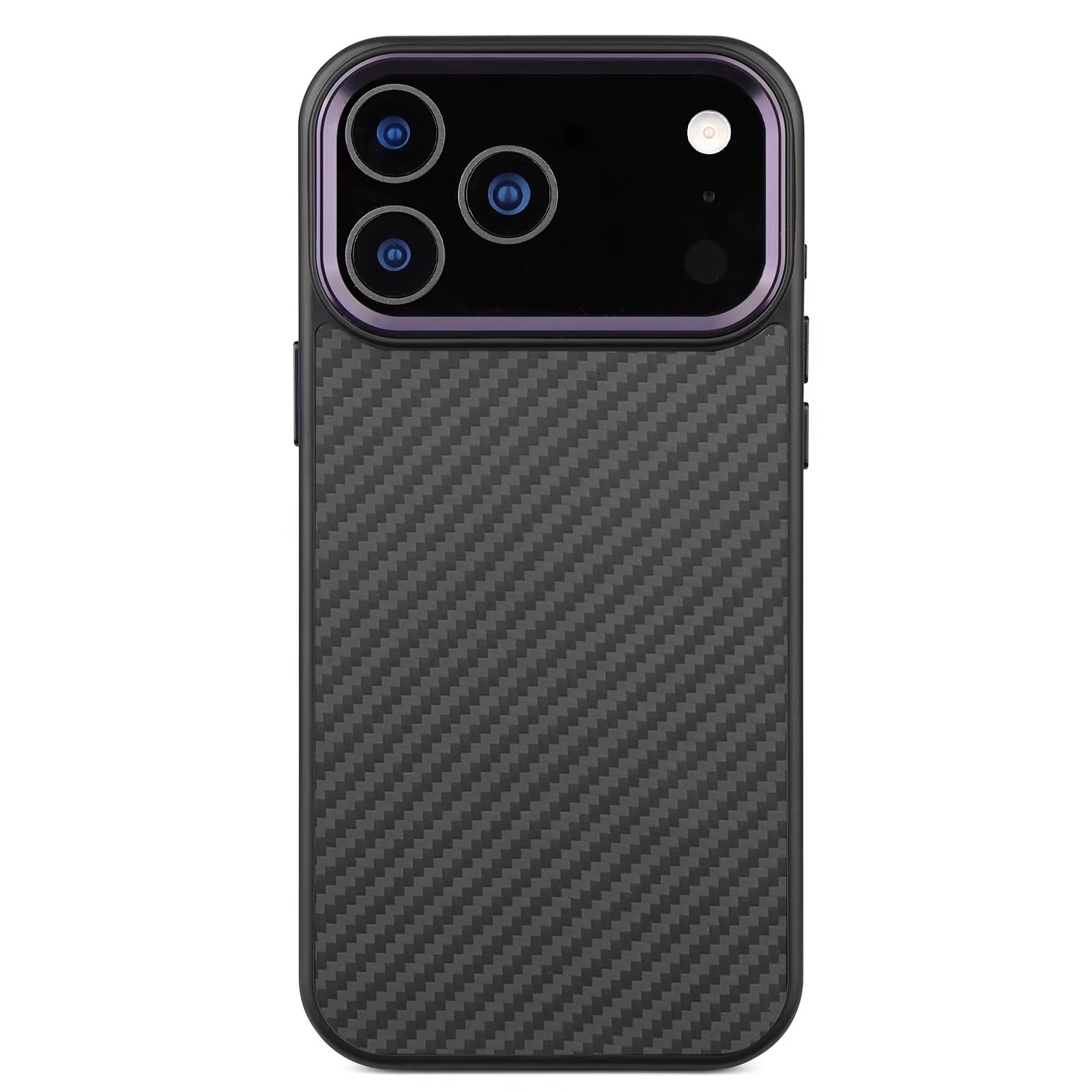 Luxury iPhone Case — Real Aramid Kevlar Fiber Full-Coverage Magnetic Cover with Wireless Charging and MagSafe Compatibility