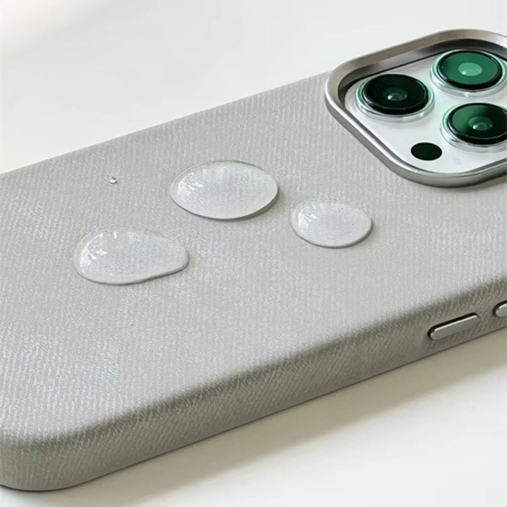 Luxury iPhone Case — Retro Flannel Magnetic Microfiber Cover with Matte Finish, Half-Wrapped Protection & MagSafe Wireless Charging Compatibility