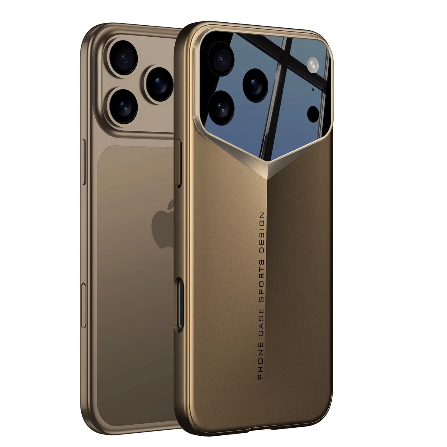 Luxury iPhone Case — Slim Matte Full-Coverage Hard PC Cover with Fine-Hole Lens Protection, Shockproof Anti-Fingerprint Lightweight Tough Design