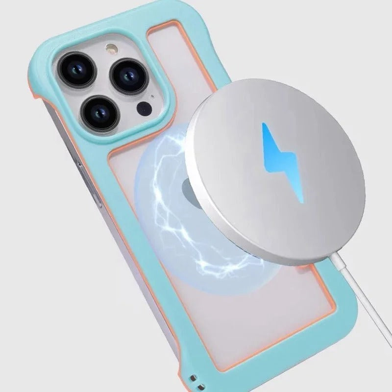 Luxury iPhone Case — Soft Silicone Shockproof Edge Bumper Frame Cover with Camera Lens Protection