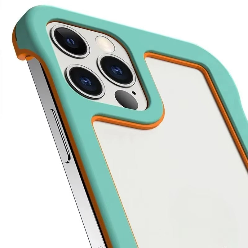 Luxury iPhone Case — Soft Silicone Shockproof Edge Bumper Frame Cover with Camera Lens Protection
