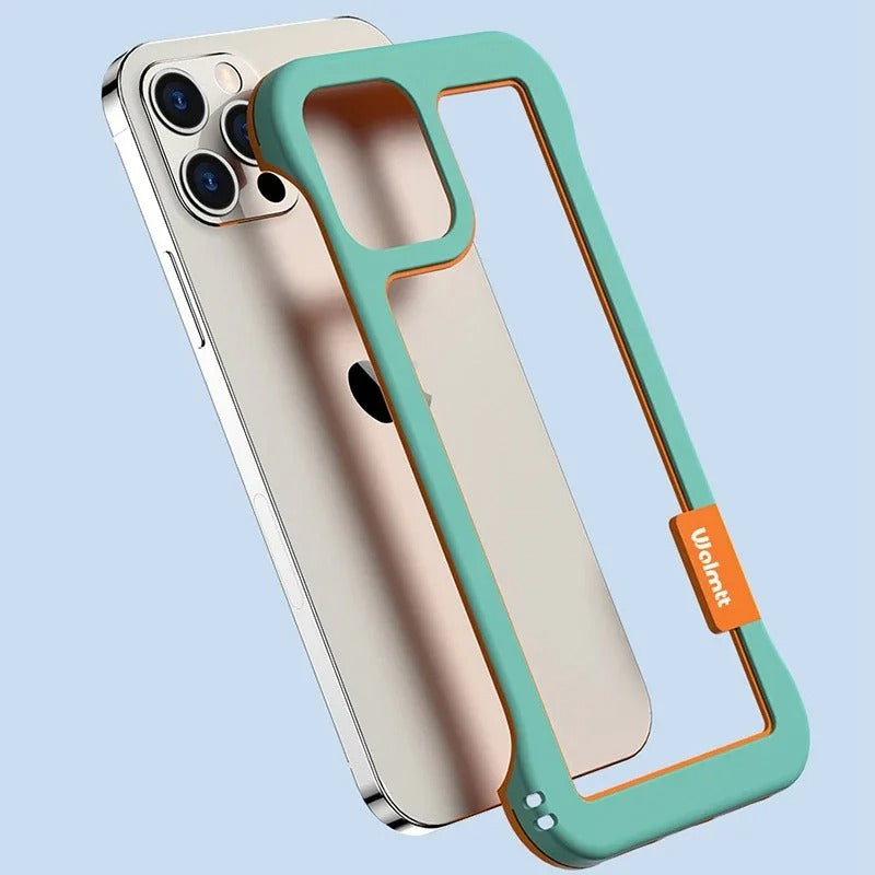 Luxury iPhone Case — Soft Silicone Shockproof Edge Bumper Frame Cover with Camera Lens Protection