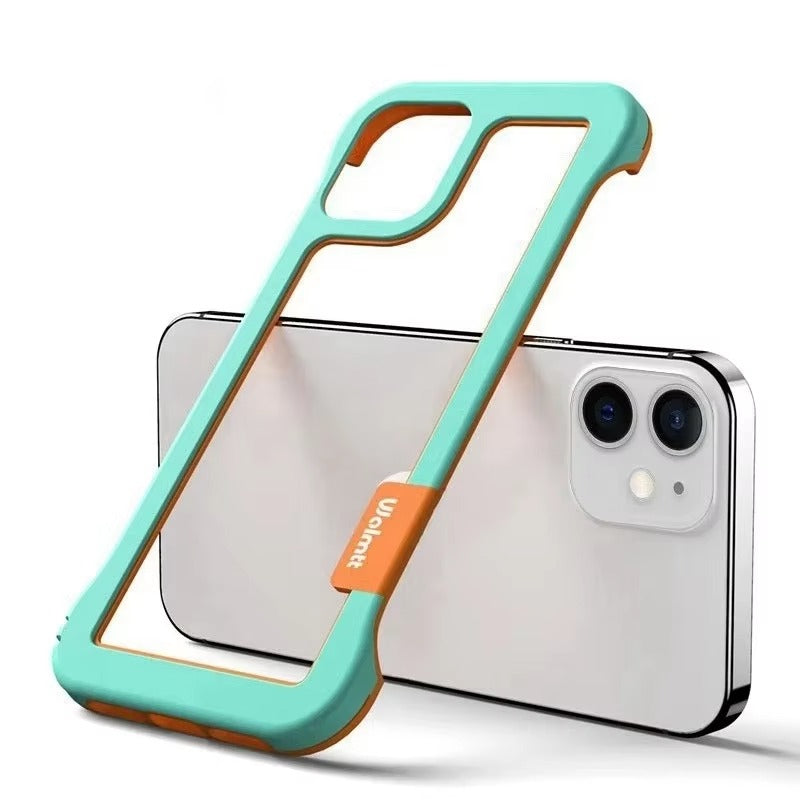 Luxury iPhone Case — Soft Silicone Shockproof Edge Bumper Frame Cover with Camera Lens Protection
