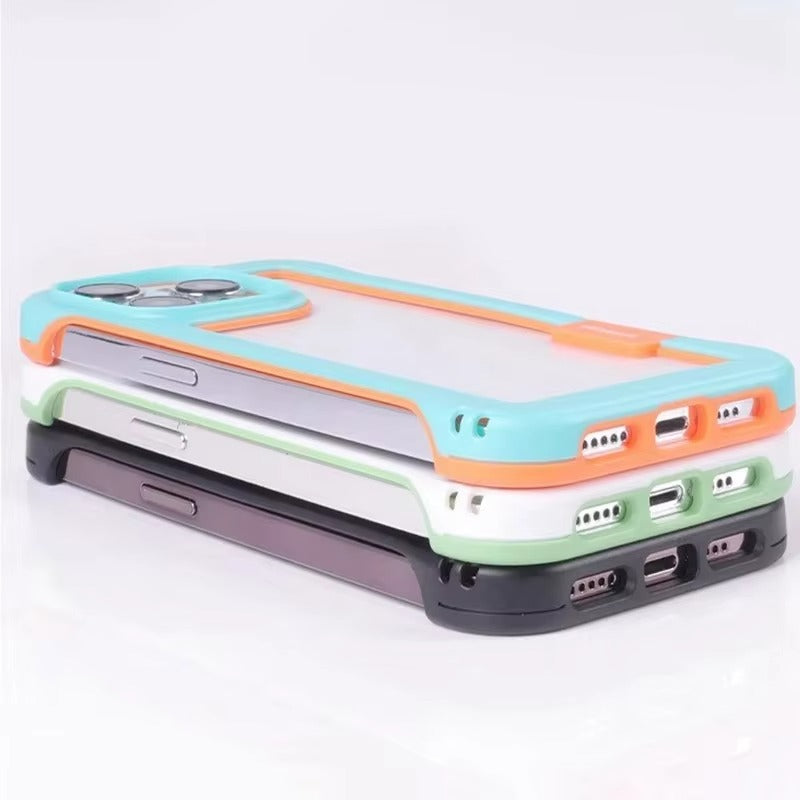 Luxury iPhone Case — Soft Silicone Shockproof Edge Bumper Frame Cover with Camera Lens Protection