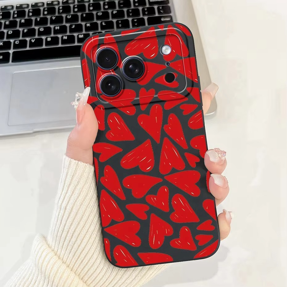 Luxury iPhone Case — Soft Silicone Shockproof Floral Cover with Flexible Bumper Protection and Lightweight Comfortable Design