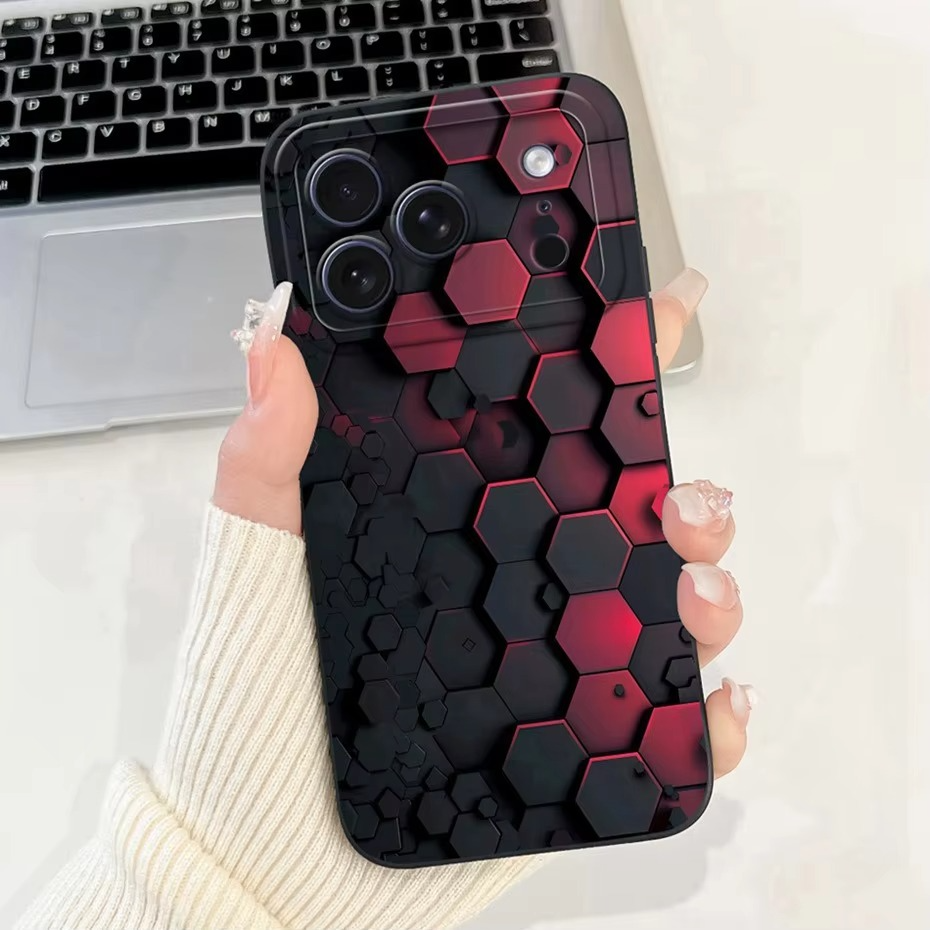 Luxury iPhone Case — Soft Silicone Shockproof Floral Cover with Flexible Bumper Protection and Lightweight Comfortable Design