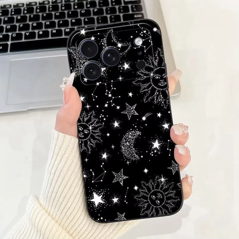 Luxury iPhone Case — Soft Silicone Shockproof Floral Cover with Flexible Bumper Protection and Lightweight Comfortable Design