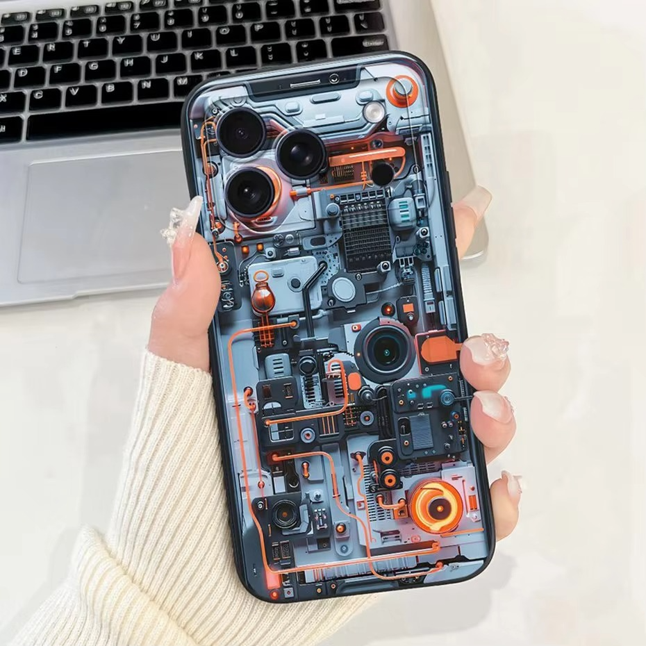 Luxury iPhone Case — Soft Silicone Shockproof Floral Cover with Flexible Bumper Protection and Lightweight Comfortable Design